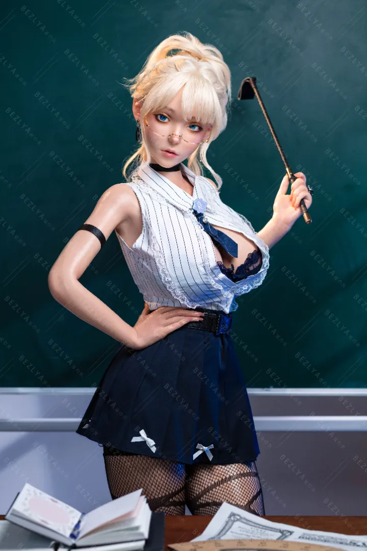 157cm (5ft2) คัพ K น้ำหนักเบา ซิลิโคน ตุ๊กตายาง, ROS หัว Violet